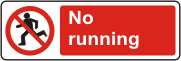 No running