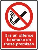 It is an offence to smoke on these premises