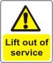 Lift out of service
