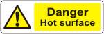 Danger Hot surface