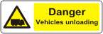 Danger Vehicles unloading