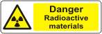 Danger Radioactive materials