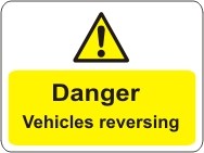 Danger Vehicles reversing