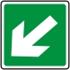 Directional arrow (diagonal)