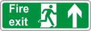 Fire exit (running man, up)