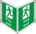 Running man, Fire exit