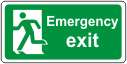 Running man, Emergency exit
