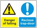 Danger of falling etc.