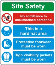 Site Safety instructions