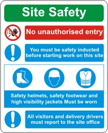 Site Safety instructions