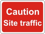 Caution Site traffic