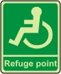 Refuge point + Wheelchair