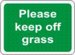Please dkeep off grass