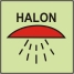 Space protected by halon 1301