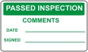 Passed Inspection